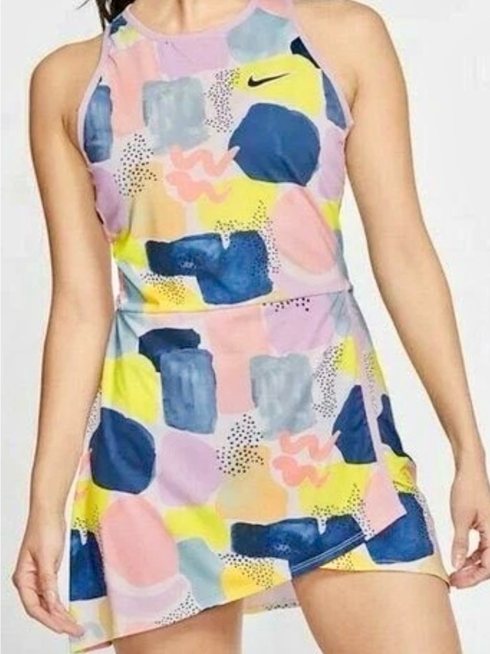 Nike Dri-fit Petra Kvitova 2020 Australian Open Mist Floral Tennis Dress Small